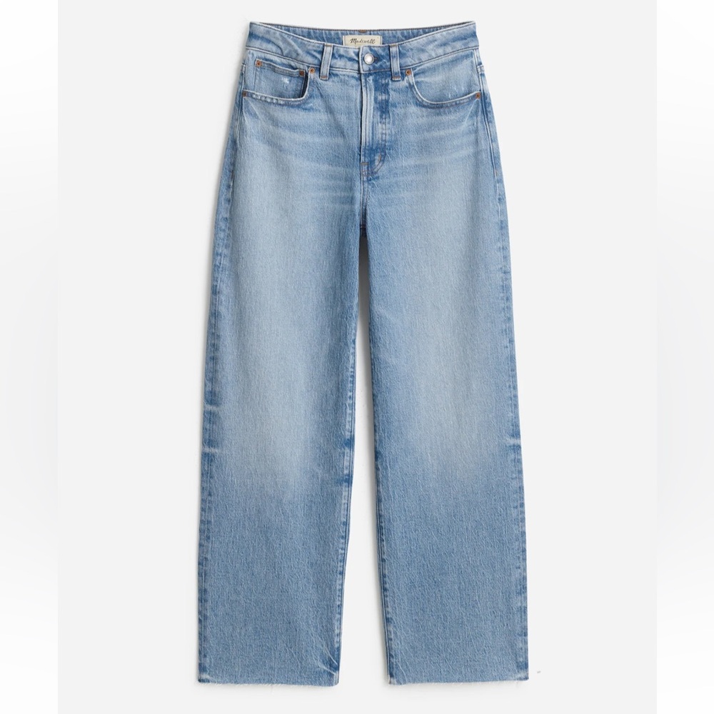 NWT Madewel Petite Curvy Perfect Vintage Wide Leg Crop Jeans